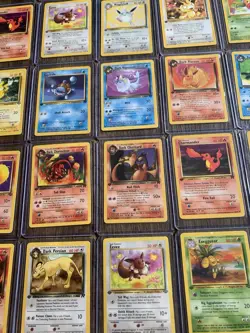 1st Edition Pokemon Card Lot Of 10 -WOTC, Base Set, Jungle, And Fossil. - Image 1