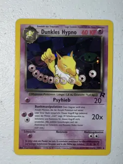 Dark Hypno - Pokemon - 9/82 - Team Rocket Holo Card Dunkles Hypno German - Image 1