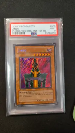 Jinzo PSV-000 Pharaoh's Servant 1st Edition PSA 9 - Image 1