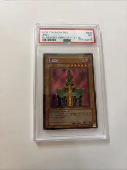 Yu-Gi-Oh! Jinzo Pharaoh's Servant 1st Edition Secret Rare PSV-000 PSA 7 Mint - Image 1
