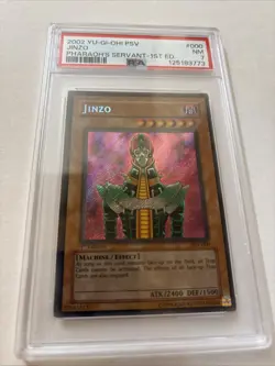 Yu-Gi-Oh! Jinzo Pharaoh's Servant 1st Edition Secret Rare PSV-000 PSA 7 Mint - Image 2