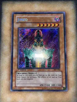 Yugioh Jinzo PSV-000 Pharaoh's Servant 1st Edition Secret Rare NM - Image 1