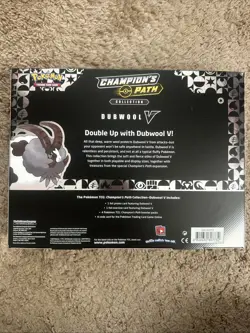 NEW Pokemon TCG Champions Path Dubwool V Collection Box Factory Sealed - Image 2