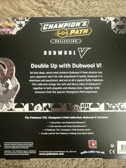 NEW Pokemon TCG Champions Path Dubwool V Collection Box Factory Sealed - Image 4