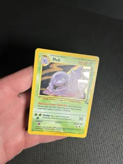 Pokemon TCG Muk 13/62 Fossil Holo Rare HP - Image 5