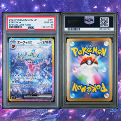 2024 POKEMON JPN SV8A-TERASTAL FEST EX SPECIAL ART RARE #211 ESPEON EX PSA 10 - Image 2