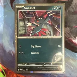 TCG Pokemon TCG Phantasmal Flames Sneasel Black Star Promo Cosmos Holo 020 - Image 1