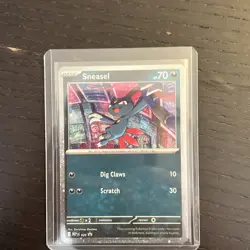 TCG Pokemon TCG Phantasmal Flames Sneasel Black Star Promo Cosmos Holo 020 - Image 2