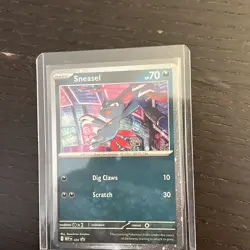 TCG Pokemon TCG Phantasmal Flames Sneasel Black Star Promo Cosmos Holo 020 - Image 3