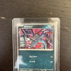 TCG Pokemon TCG Phantasmal Flames Sneasel Black Star Promo Cosmos Holo 020 - Image 4