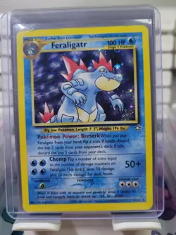 Pokemon Neo Genesis TCG Feraligatr 4/111 Holo Rare Swirl 💫 Great Condition! - Image 1