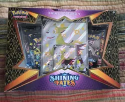 Pokemon TCG Sword & Shield Shining Fates Shiny Boltund V Collection Box 820650809828 - Image 1