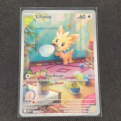 Lillipup - 154/086 - Illustration Rare - White Flare - Pokemon Card - NM/M - Image 1