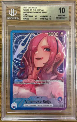 One Piece Vinsmoke Reiju OP06-042 - Alternate Art - BGS 10 English - Image 1