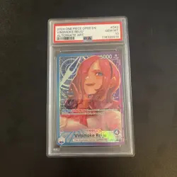 One Piece Vinsmoke Reiju Alternate Art Leader Op06-042 Psa 10 - Image 1