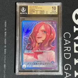BGS 10 - One Piece TCG OP06-042 Vinsmoke Reiju Alt Art Leader Japanese - Image 1