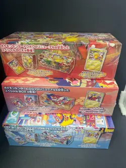 Pokemon center Tohoku Hiroshima Fukuoka Special Box set w/Promo card Pikachu - Image 1
