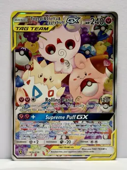 Togepi & Cleffa & Igglybuff GX 143A/236 Alternate Art Holo - Image 1