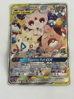 Togepi & Cleffa & Igglybuff GX 143A/236 Alternate Art Holo NM MINT - Image 1