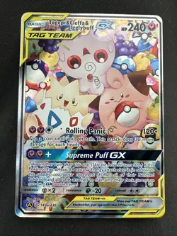 Togepi & Cleffa & Igglybuff GX 143A/236 Alternate Art Holo - Image 1