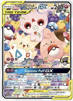 Togepi & Cleffa & Igglybuff GX 143A/236 Alternate Art Holo - Image 1