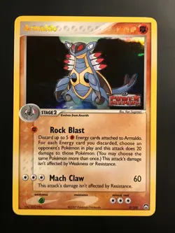 Armaldo - 3/108 - Pokemon Power Keepers Reverse Holo Rare 2007 NM - Image 1