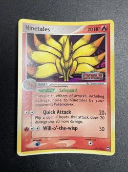 Ninetales | 19/108 | EX Power Keepers | Reverse Holo Stamped | Pokemon Card | MP - Image 1