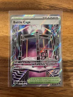 Battle Cage - 116/094 - Phantasmal Flames - Ultra Rare - NM - Pokemon TCG Card - Image 1