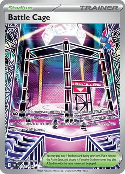 Battle Cage - 116/094 - Phantasmal Flames - Ultra Rare - NM - Pokemon TCG Card - Image 1
