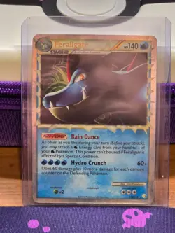 Feraligatr (Prime) - 108/123 - Holo Rare - HeartGold SoulSilver - 2010 Pokemon - Image 1