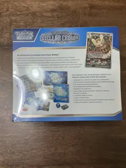 Pokemon S&V Stellar Crown Pokemon Center Exclusive ETB Elite Trainer Box NEW - Image 3