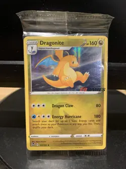 Pokemon TCG Dragonite 131/195 EB Games Stamp Silver Tempest Promo New Sealed - Image 1
