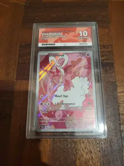 Pokemon - Enamorus 180/167 - IR - Twilight Masquerade - Graded - ACE 10 Gem Mint - Image 1