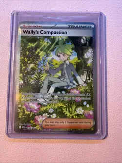 Pokemon TCG Wally's Compassion Sir Trainer 186/132 Secret Rare - Image 1
