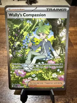 Pokemon TCG Wally's Compassion SIR Trainer 186/132 Secret Rare - Image 1