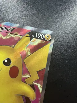 Pokemon TCG Vivid Voltage Pikachu v 170/185 MP Full Art Ultra Rare Card - Image 4
