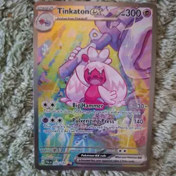 Pokemon TCG Tinkaton EX Scarlet & Violet Paldea Evolved Holo Card 262/193 - Image 3