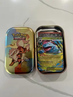 Pokemon Cards ALL EX LOT 21 EX shipped In mini tin. PHANTASMAL FLAMES MEGA EVO - Image 3