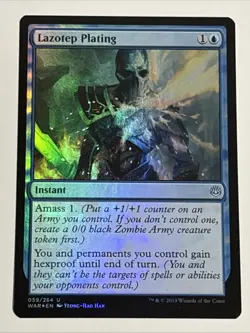 MTG War of the Spark Lazotep Plating Foil 059/264 NM - Image 1
