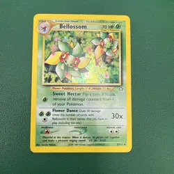 Pokemon TCG Neo Genesis Holo Card Bellossom 3/111 LP Condition - Image 1