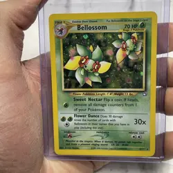 Pokemon Card TCG Bellossom Neo Genesis 3/111 Holo Unlimited Holo Rare LP+ Vtg - Image 1
