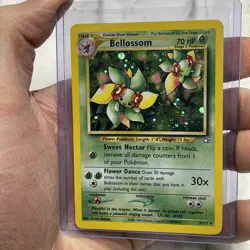 Pokemon Card TCG Bellossom Neo Genesis 3/111 Holo Unlimited Holo Rare LP+ Vtg - Image 2