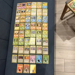 Vintage Pokemon TCG - Wizards Of The Coast -WOTC- Base Set Bundle 51 Cards - Image 1