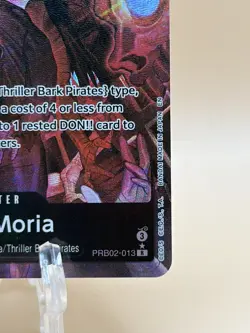 One Piece Card Game Gecko Moria Alt Art PRB02-013 R Alternate English NM - Image 3