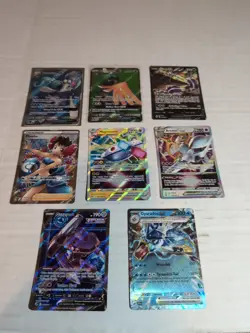 Pokemon Full Art Textured Rare And Promo Cards Lot Of 8 - Image 1