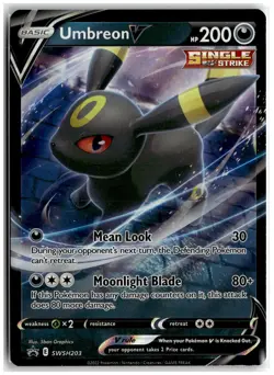 SWSH: Sword & Shield Promo Cards #SWSH203 Umbreon V R12190 - Image 1