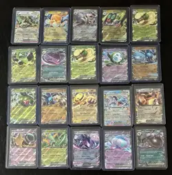 Pokemon ex LOT 20 cards ALL ex and ALL IN TOP LOADERS - Image 1