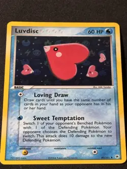 Luvdisc 40/101 Hidden Legends Reverse Holo Pokemon Card - Image 1