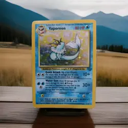 Vaporeon 12/64 Jungle Holo Rare - 1999 Pokemon Card - Image 1