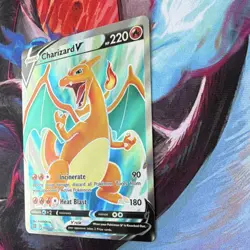 Pokemon Charizard V Full Art 153/172 Brilliant Stars Ultra Rare Holo 220 HP Card - Image 2